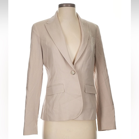 J. Crew Jackets & Blazers - J. Crew WOOL Light Tan Blazer office work collegiate size 4